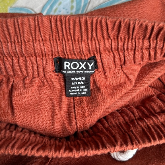 Roxy linen rust color pants XS - Picture 5 of 9